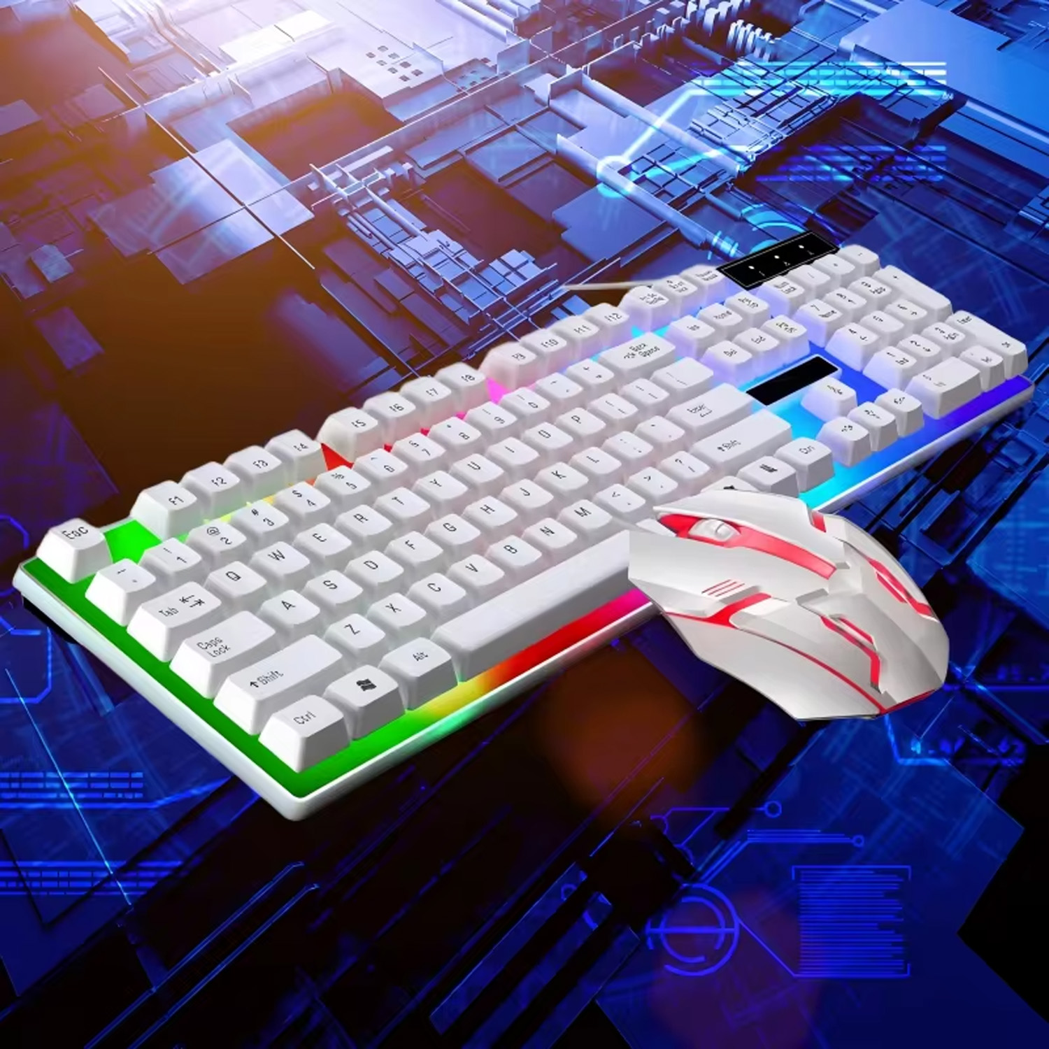 Stylish Backlight Wired Keyboa - Gaming Keyboard Ergonomics reseña y precio