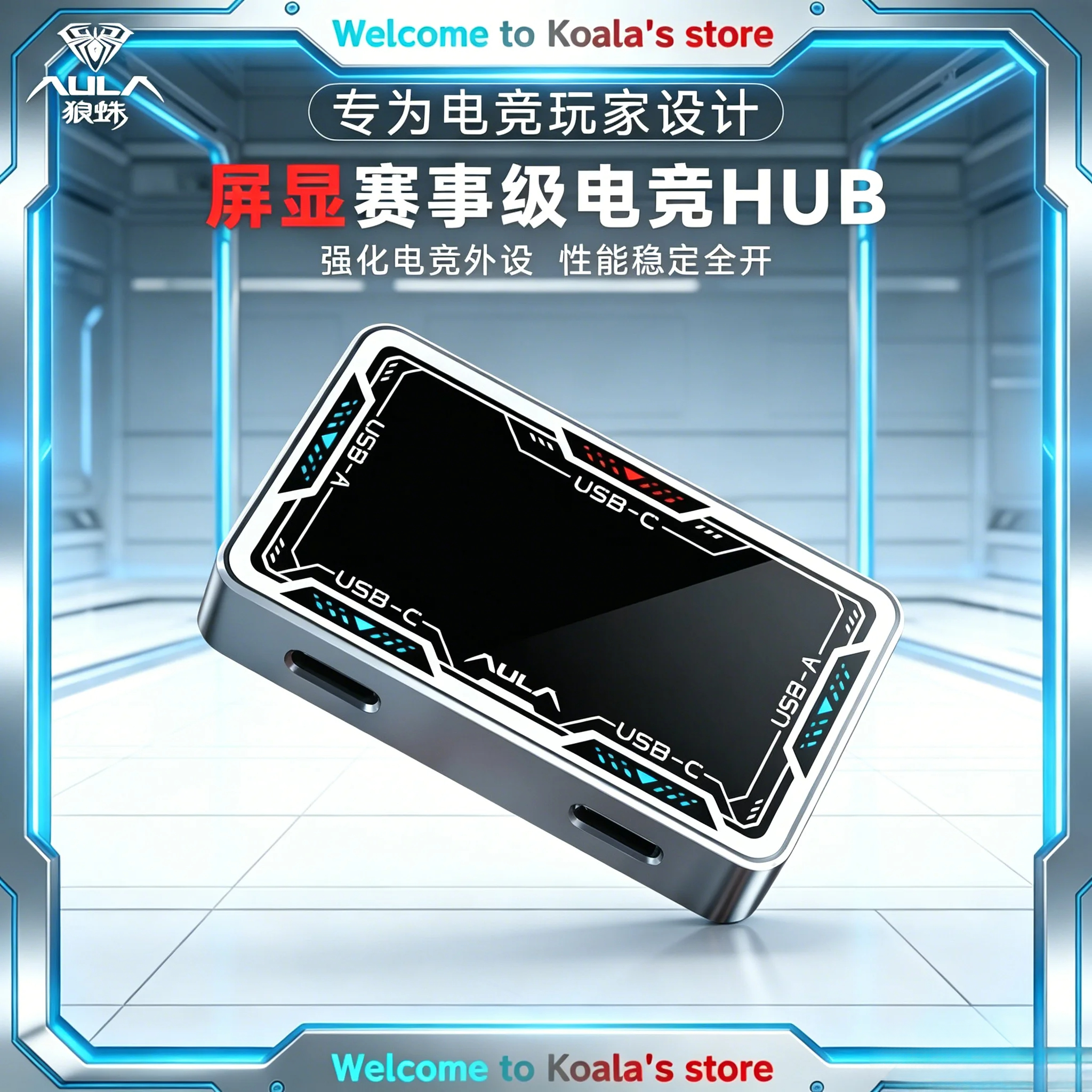 AULA Gaming USB Hub 8K High Sp - Gaming Keyboard Splitter reseña y precio