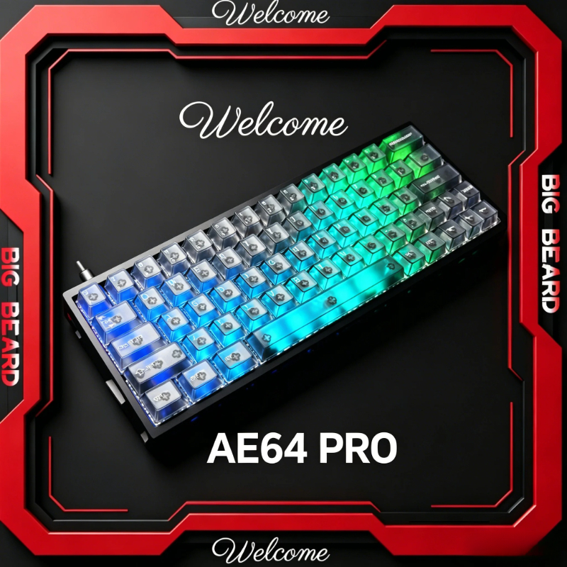 Everglide AE64 Pro HE Gaming K - Gaming Keyboard Hall Effect Switches reseña y precio