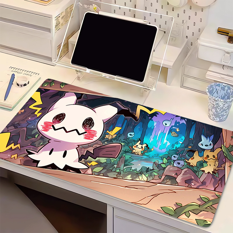 Natural Rubber Mouse Pad Pokem - Gaming Keyboard He reseña y precio