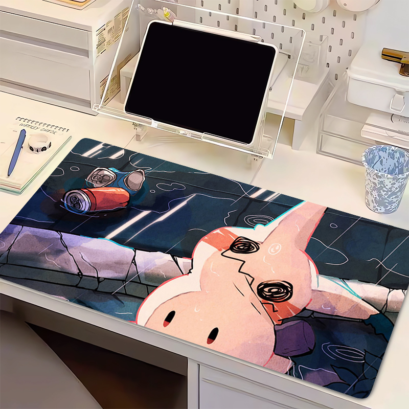 Natural Rubber Mouse Pad Pokem - Gaming Keyboard He reseña y precio