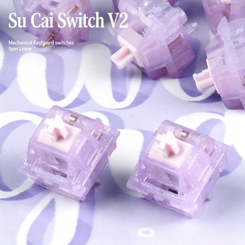 SU Color V2 Switches Linear Sw - Gaming Keyboard Thocky reseña y precio