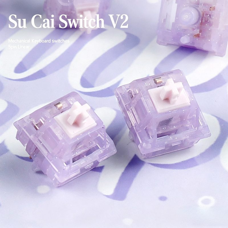 SU Color V2 Switches Linear Sw - Gaming Keyboard Thocky reseña y precio