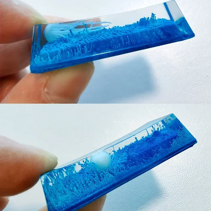 Custom Blue Ocean Jellyfish Ke - Gaming Keyboard Blue reseña y precio