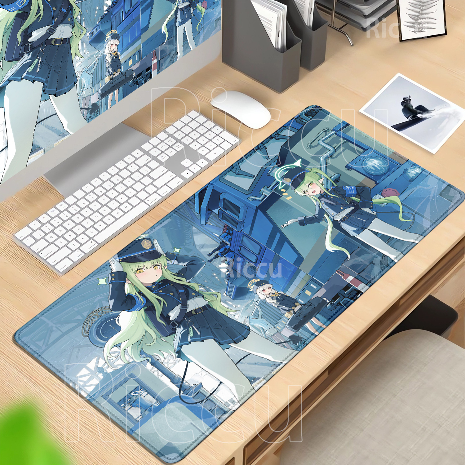 Gaming Mousepad Blue Archive H - Gaming Keyboard Blue reseña y precio