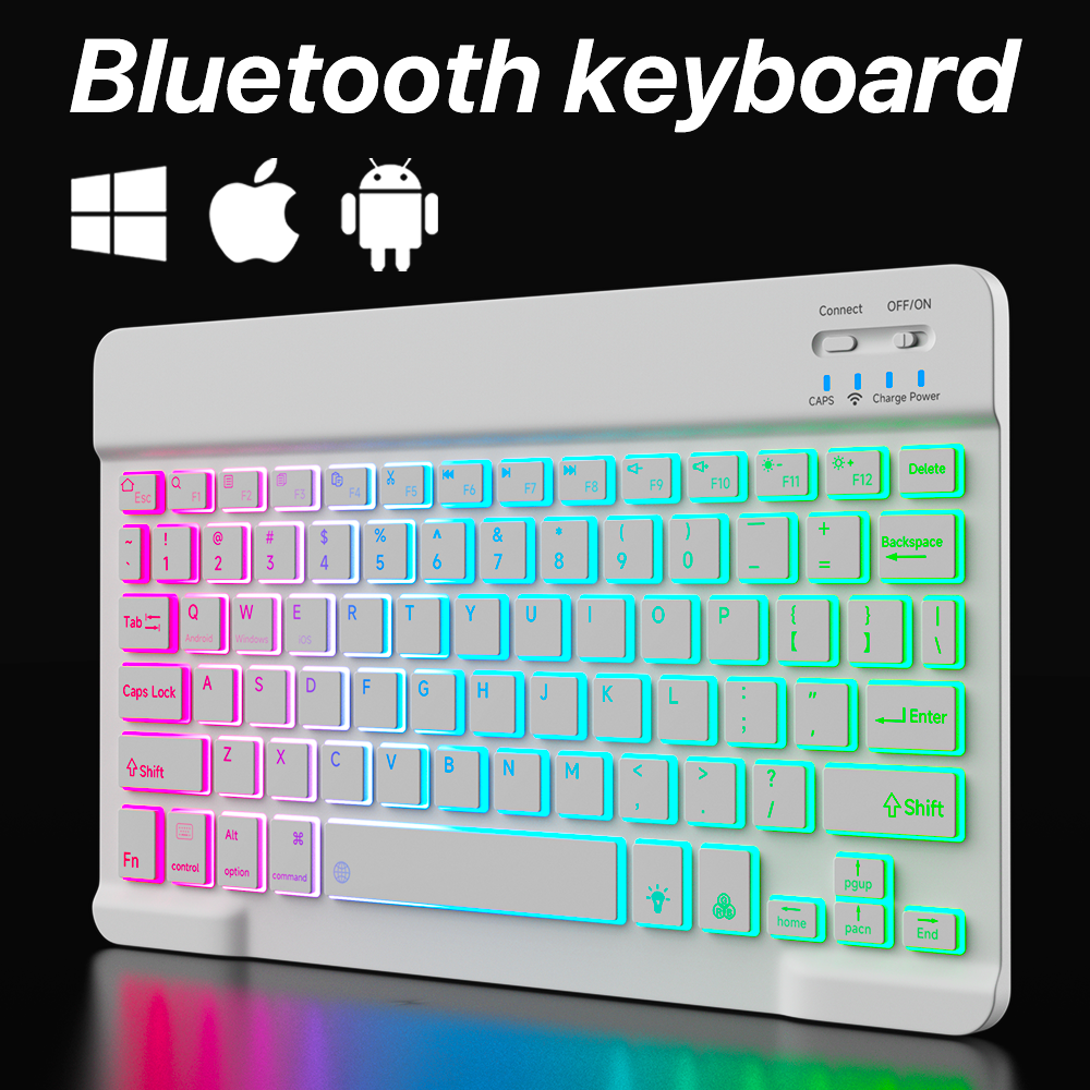 Backlit Backlight Bluetooth Ke - Gaming Keyboard And Mouse Mobile reseña y precio