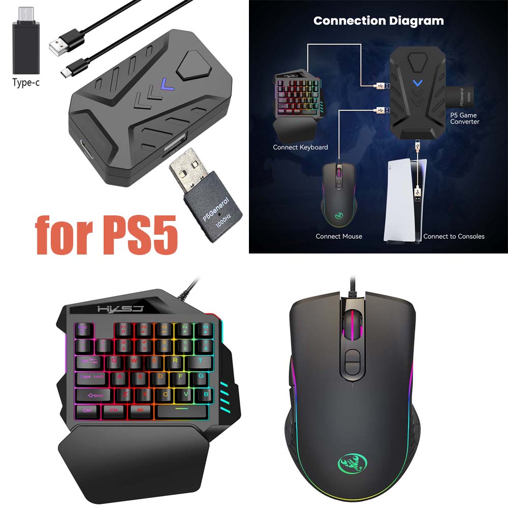 for PS5 Gaming Keyboard Mouse  - Gaming Keyboard Types reseña y precio