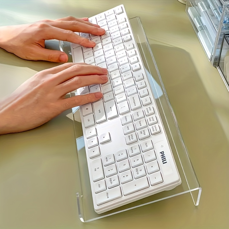 Acrylic keyboard stand, transp - Gaming Keyboard Ergonomics reseña y precio