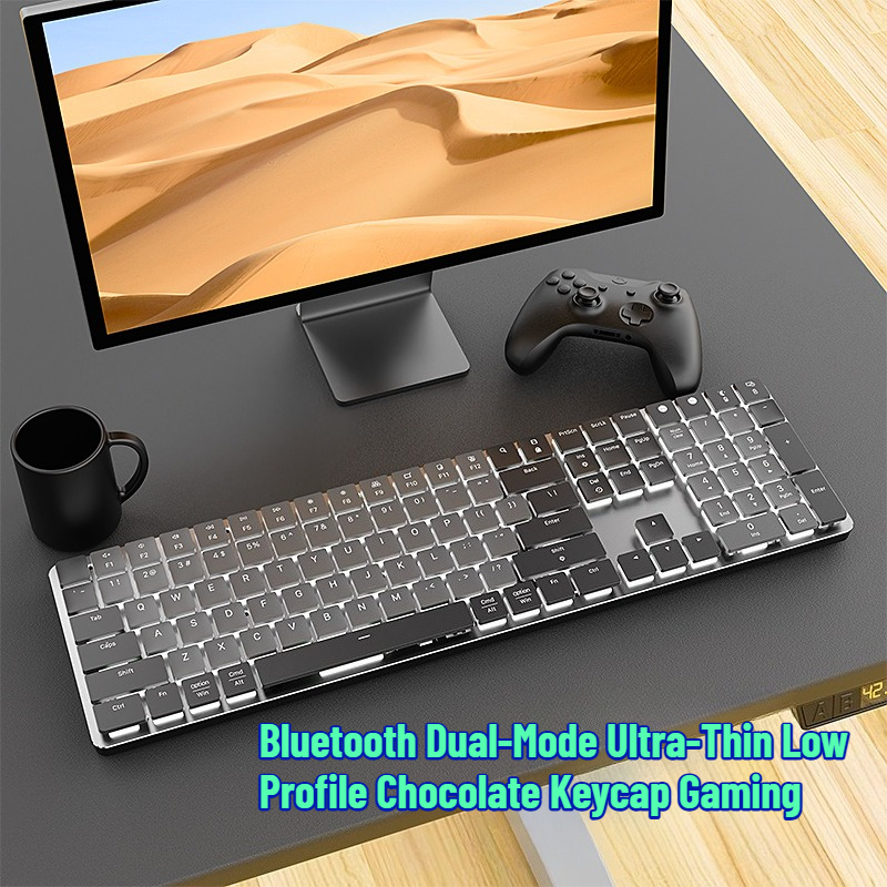 Bluetooth Dual-Mode Ultra-Thin - Gaming Keyboard That Is Quiet reseña y precio