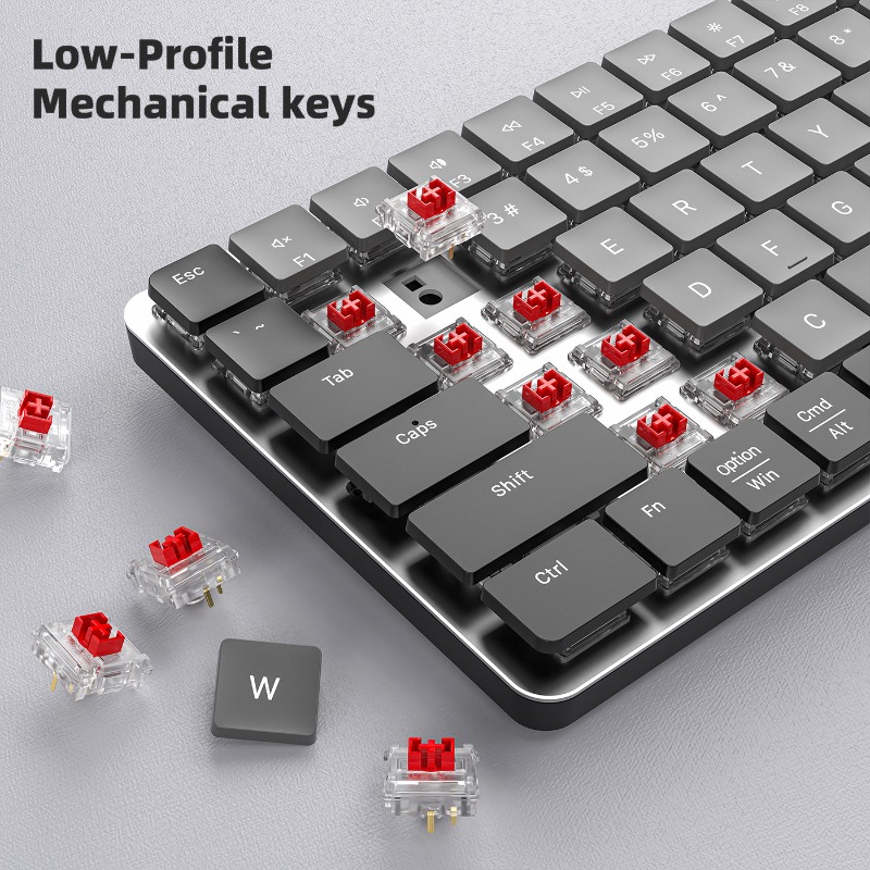 Bluetooth Dual-Mode Ultra-Thin - Gaming Keyboard That Is Quiet reseña y precio