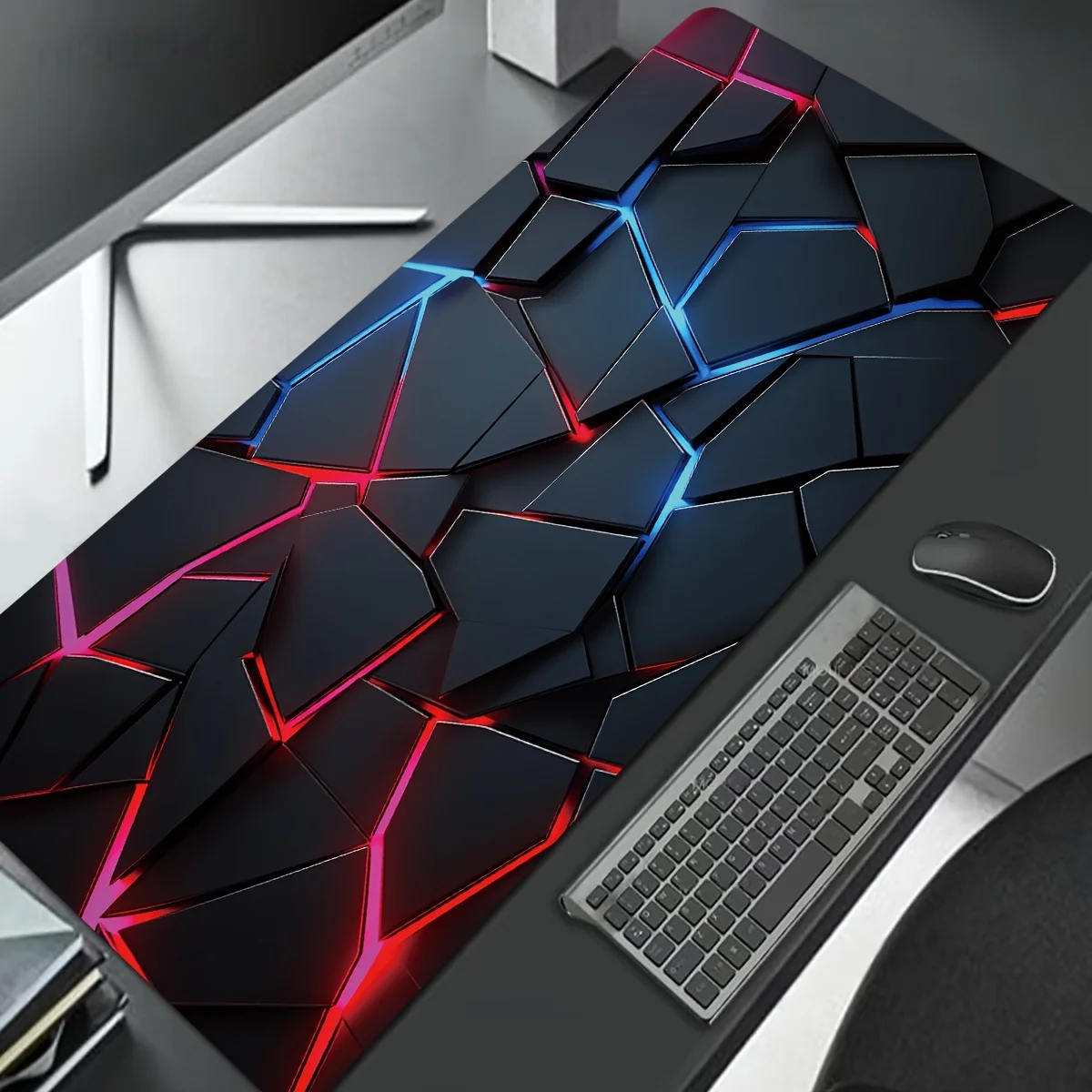 Large gaming Mouse Pads 90x40  - Gaming Keyboard Blue reseña y precio