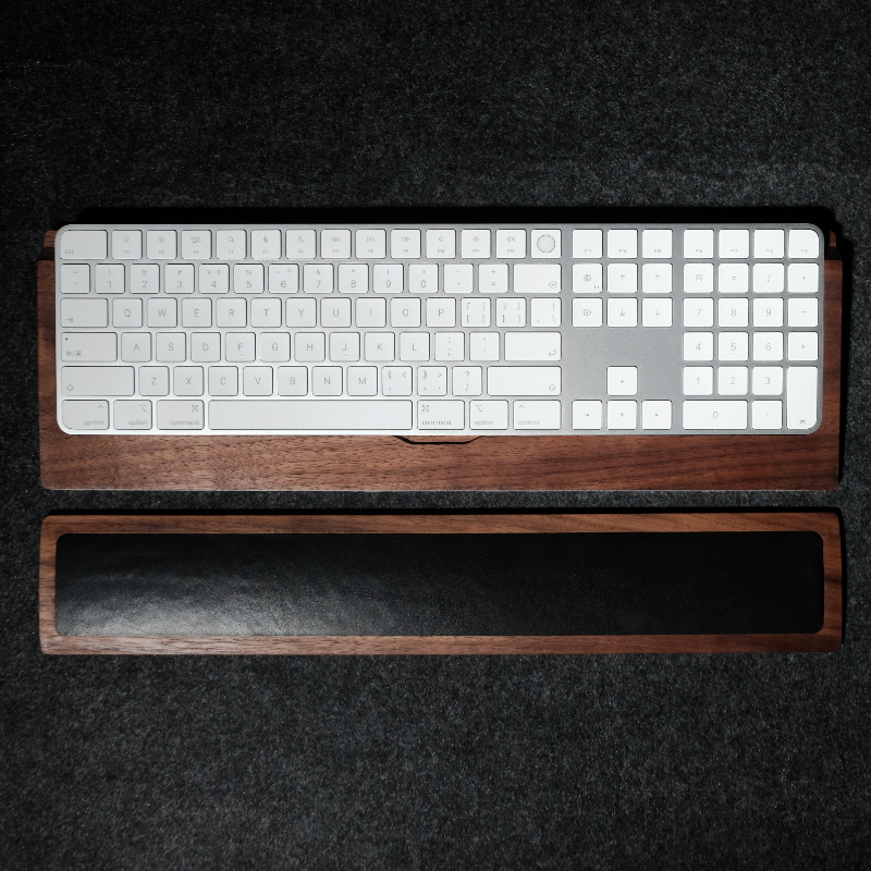 Woody Cowhide Palm Rest for Me - Gaming Keyboard Ergonomics reseña y precio