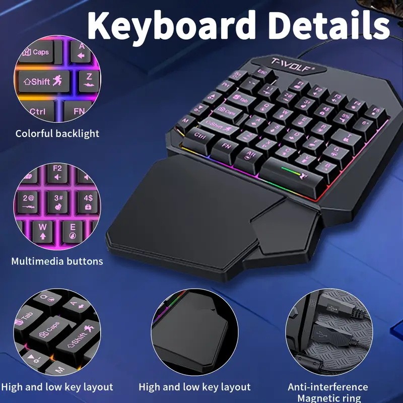 2 in1 Gaming Keyboard and Mous - Gaming Keyboard And Mouse For Xbox reseña y precio