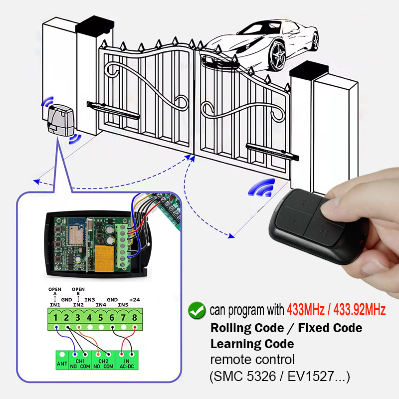 Works With Tuya Wifi Garage Do - Switch Opener Tool reseña y precio