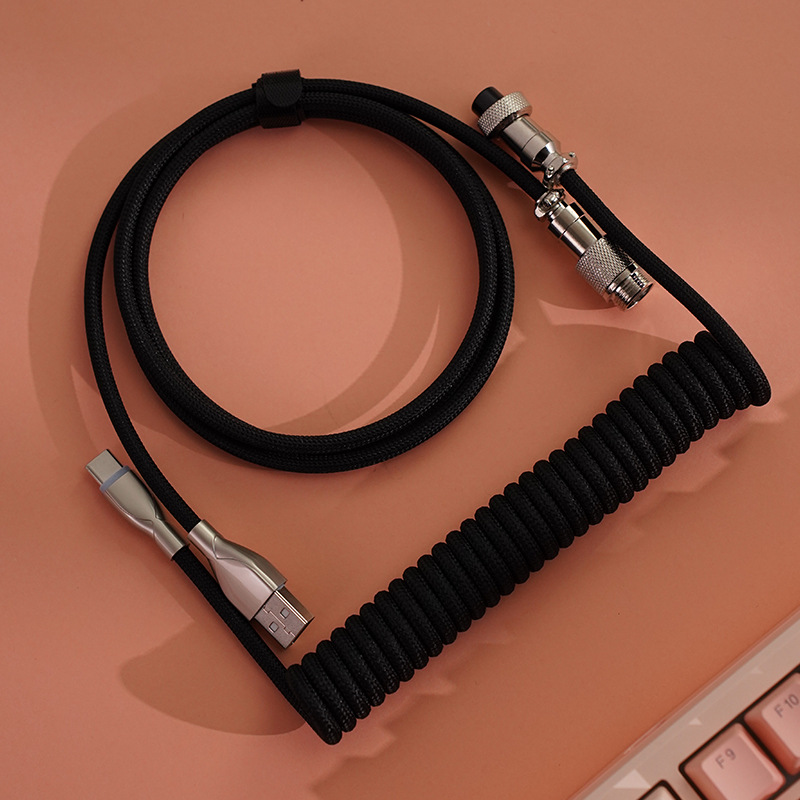 Type C USB aviator coiling cab - Gaming Keyboard Types reseña y precio
