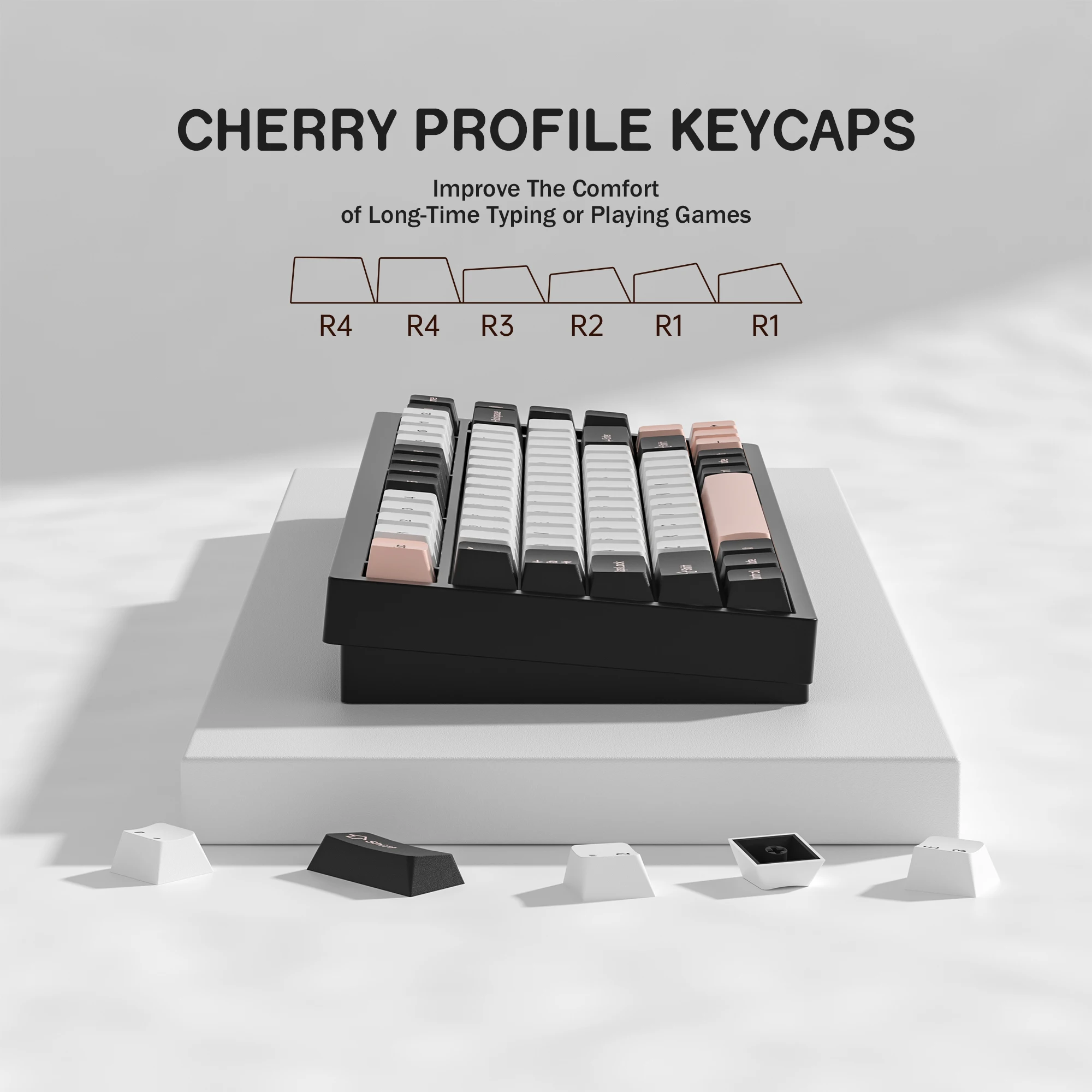 KBDiy GMK Olivia Keycaps for M - Gaming Keyboard No Number Pad reseña y precio