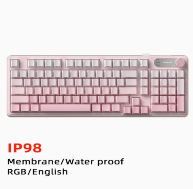 IP98 FURYCUBE Wired Gaming Mem - Gaming Keyboard Ip98 reseña y precio