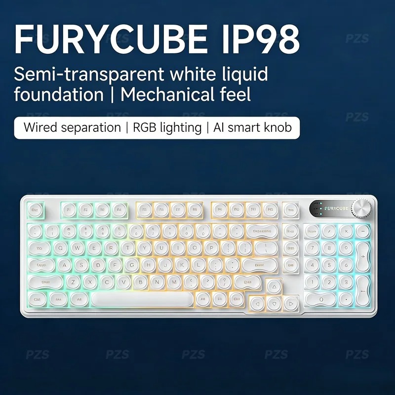IP98 FURYCUBE Wired Gaming Mem - Gaming Keyboard Ip98 reseña y precio