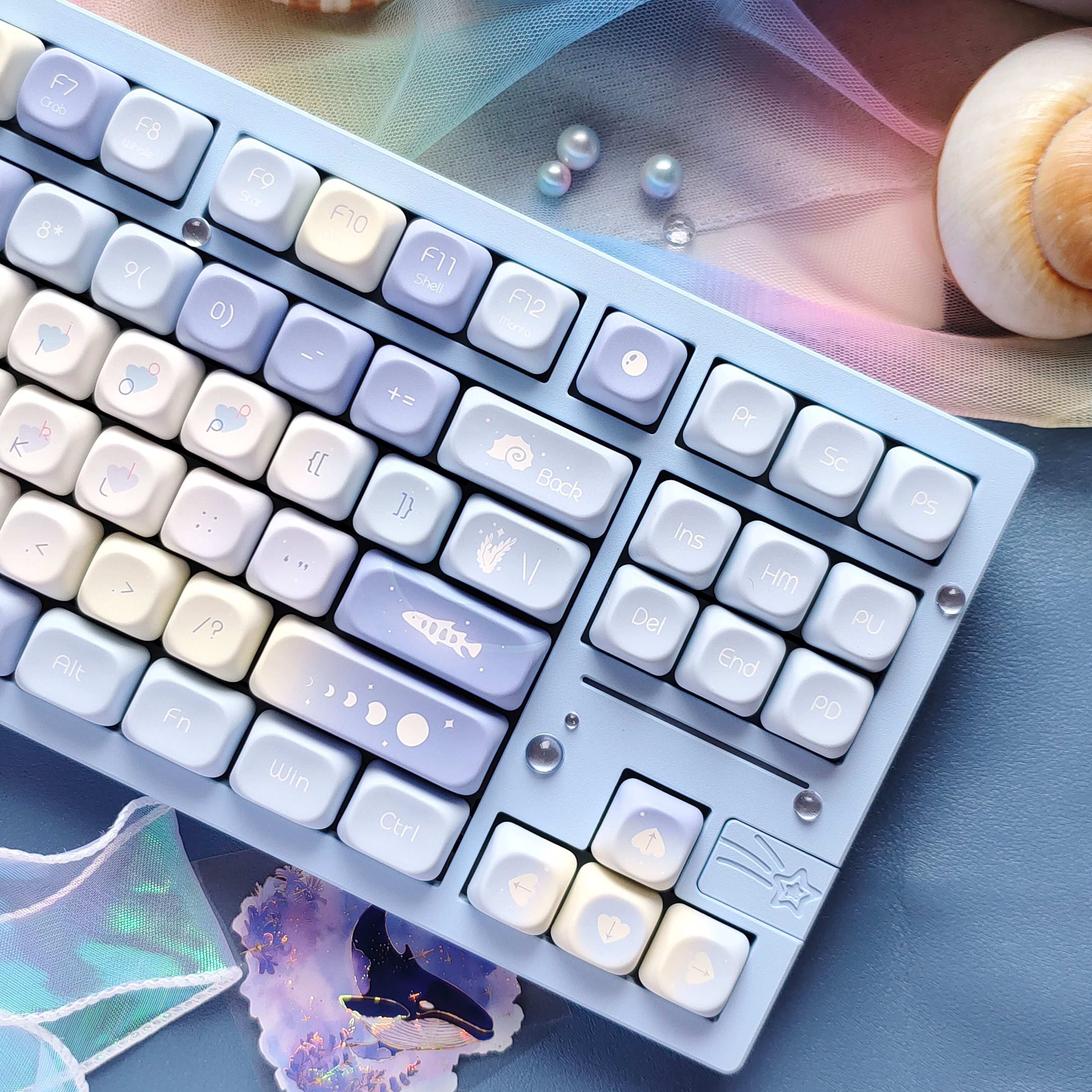 Five Sided Dye Sublimation Key - Gaming Keyboard Blue reseña y precio