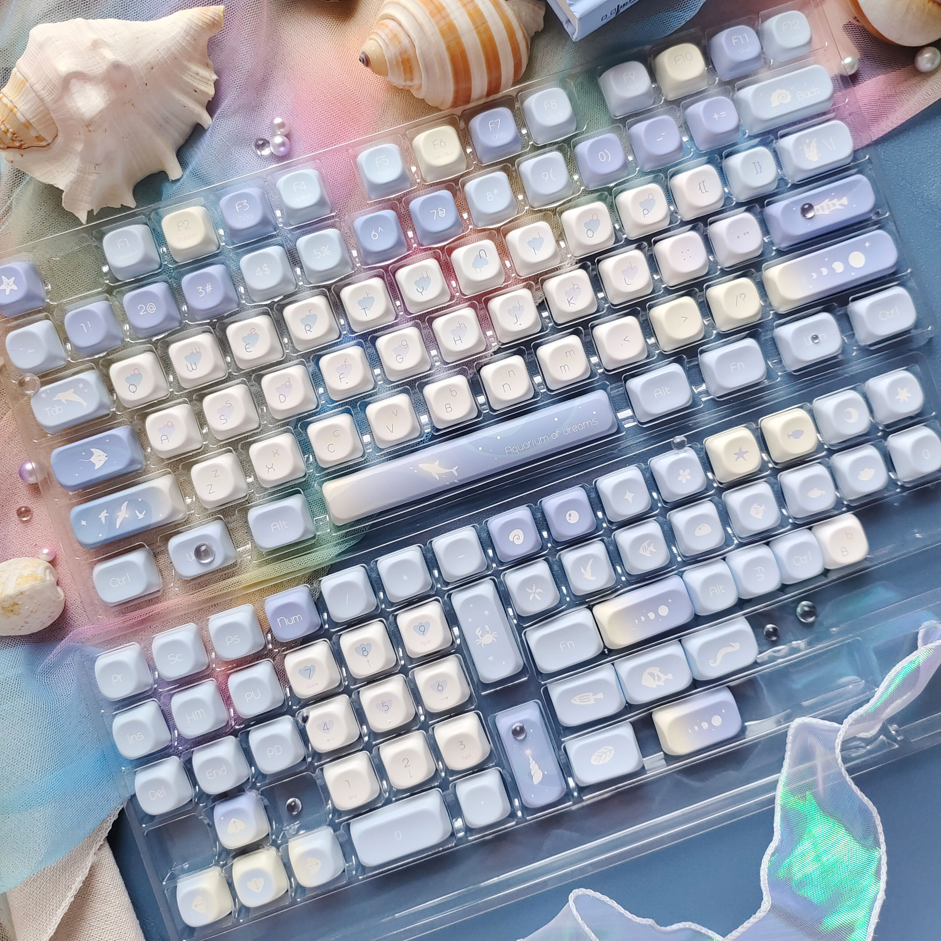 Five Sided Dye Sublimation Key - Gaming Keyboard Blue reseña y precio