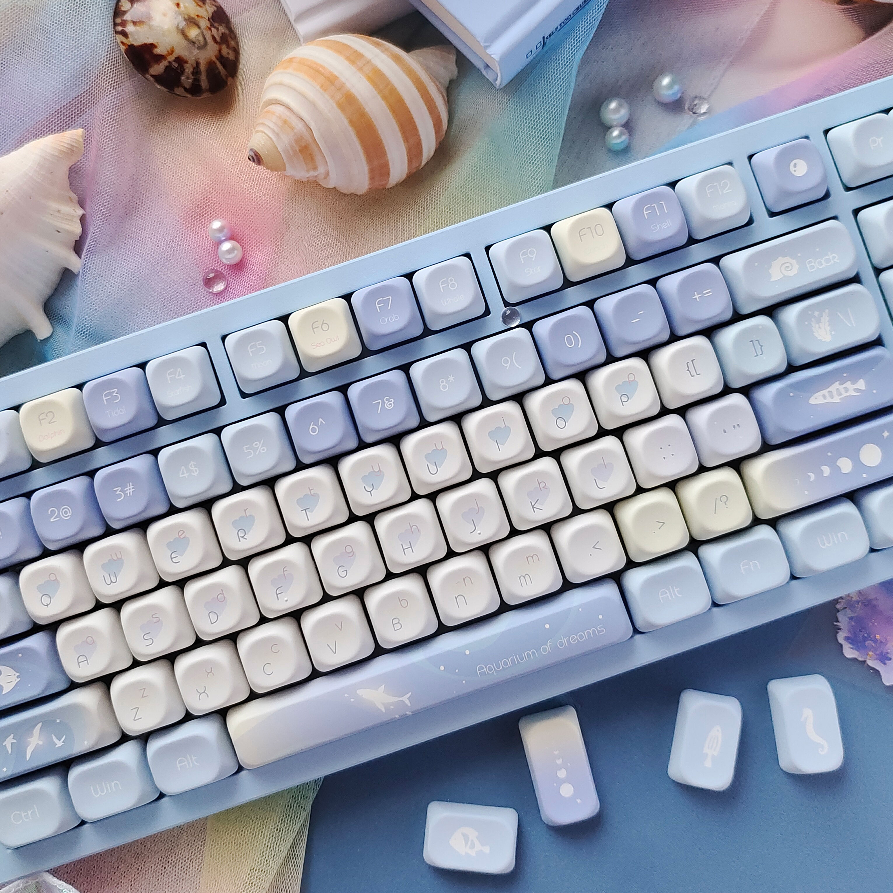 Five Sided Dye Sublimation Key - Gaming Keyboard Blue reseña y precio