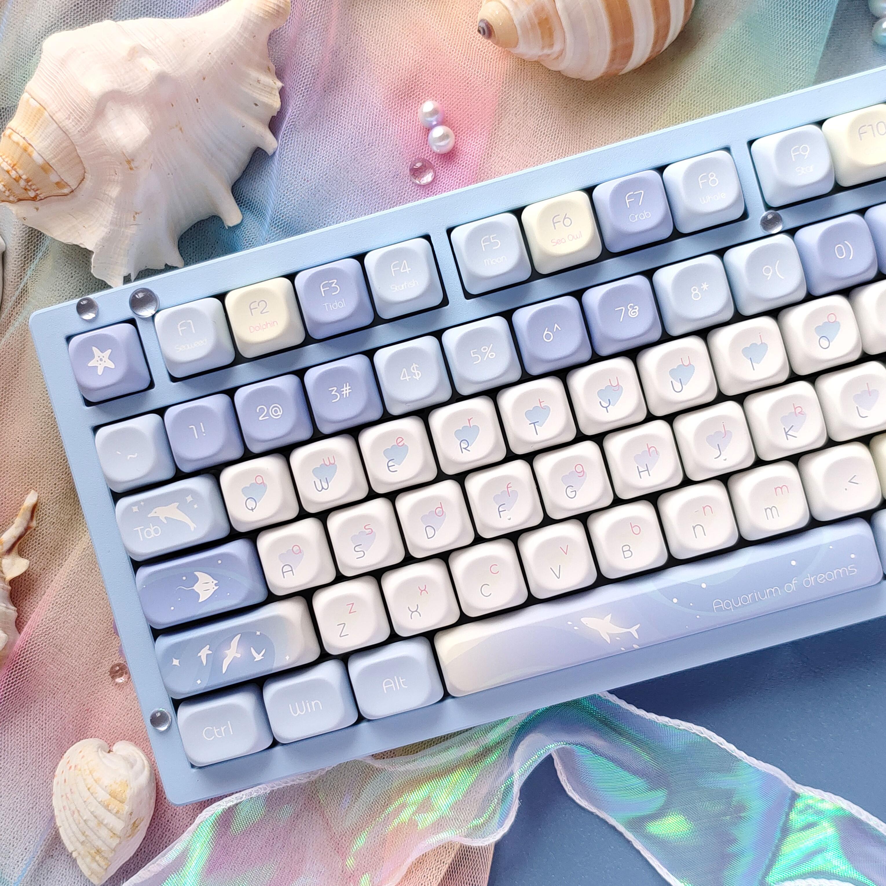 Five Sided Dye Sublimation Key - Gaming Keyboard Blue reseña y precio