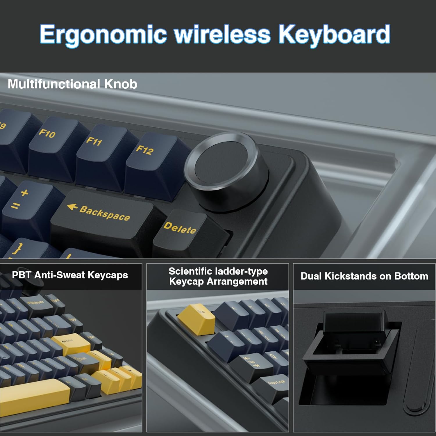 Aula F75 Mechanical Keyboard,  - Gaming Keyboard No Number Pad reseña y precio