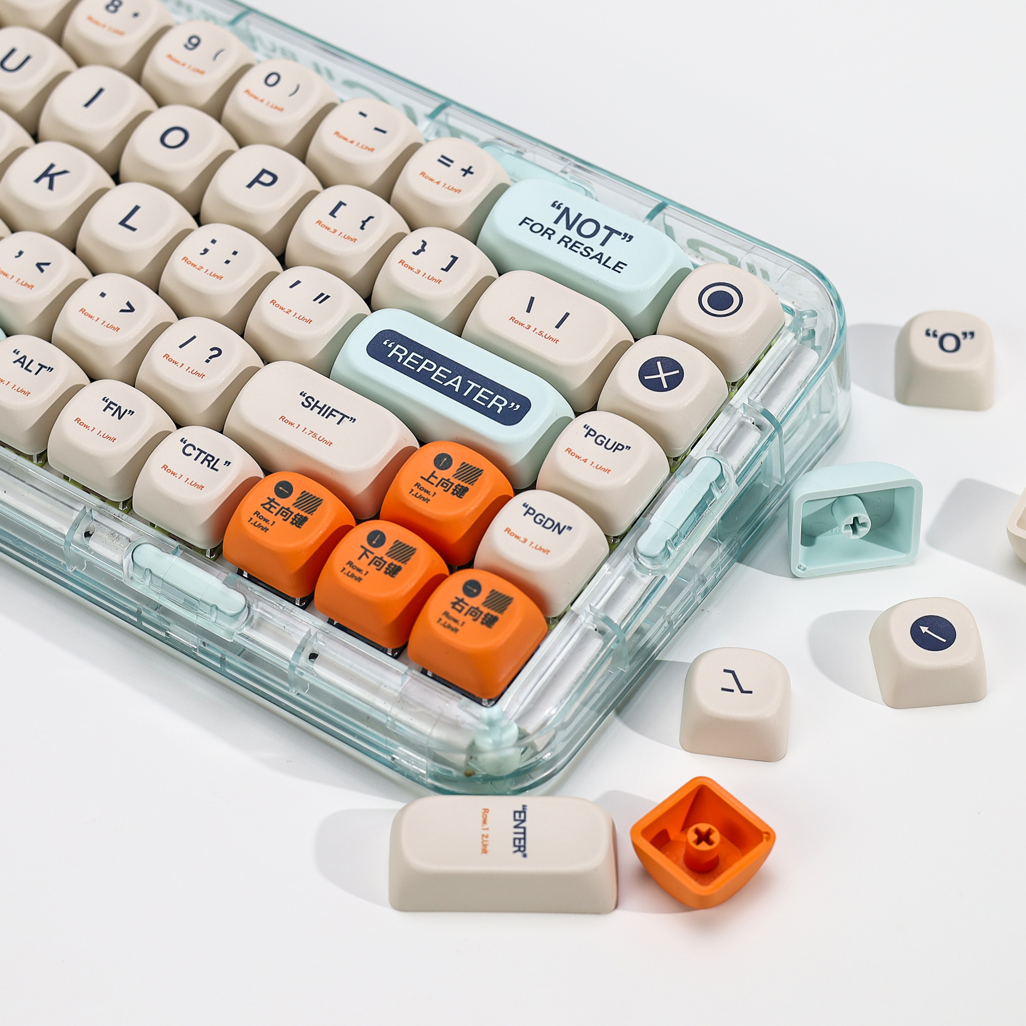 KBDiy KOA Profile Retro Plasti - Gaming Keyboard No Number Pad reseña y precio