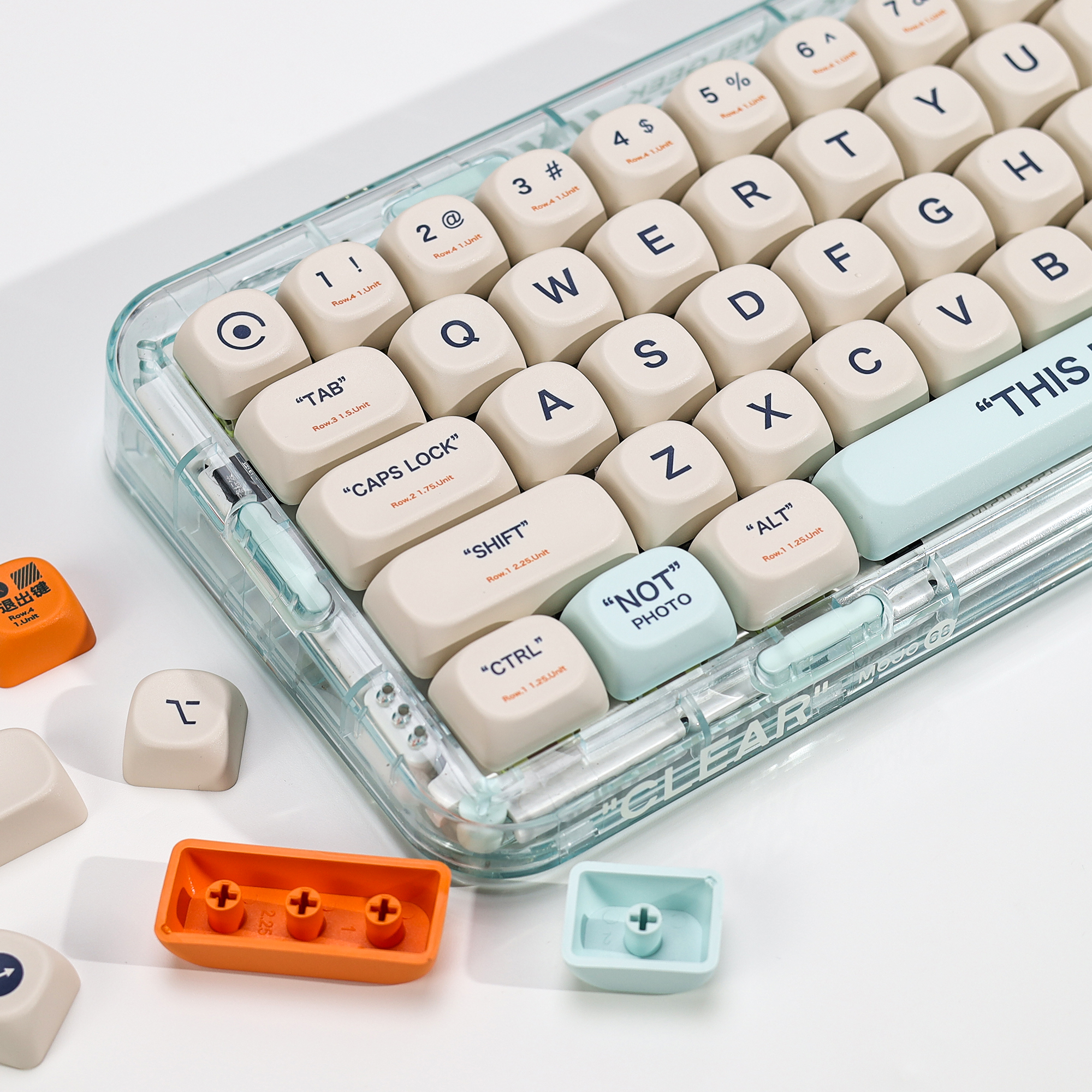 KBDiy KOA Profile Retro Plasti - Gaming Keyboard No Number Pad reseña y precio
