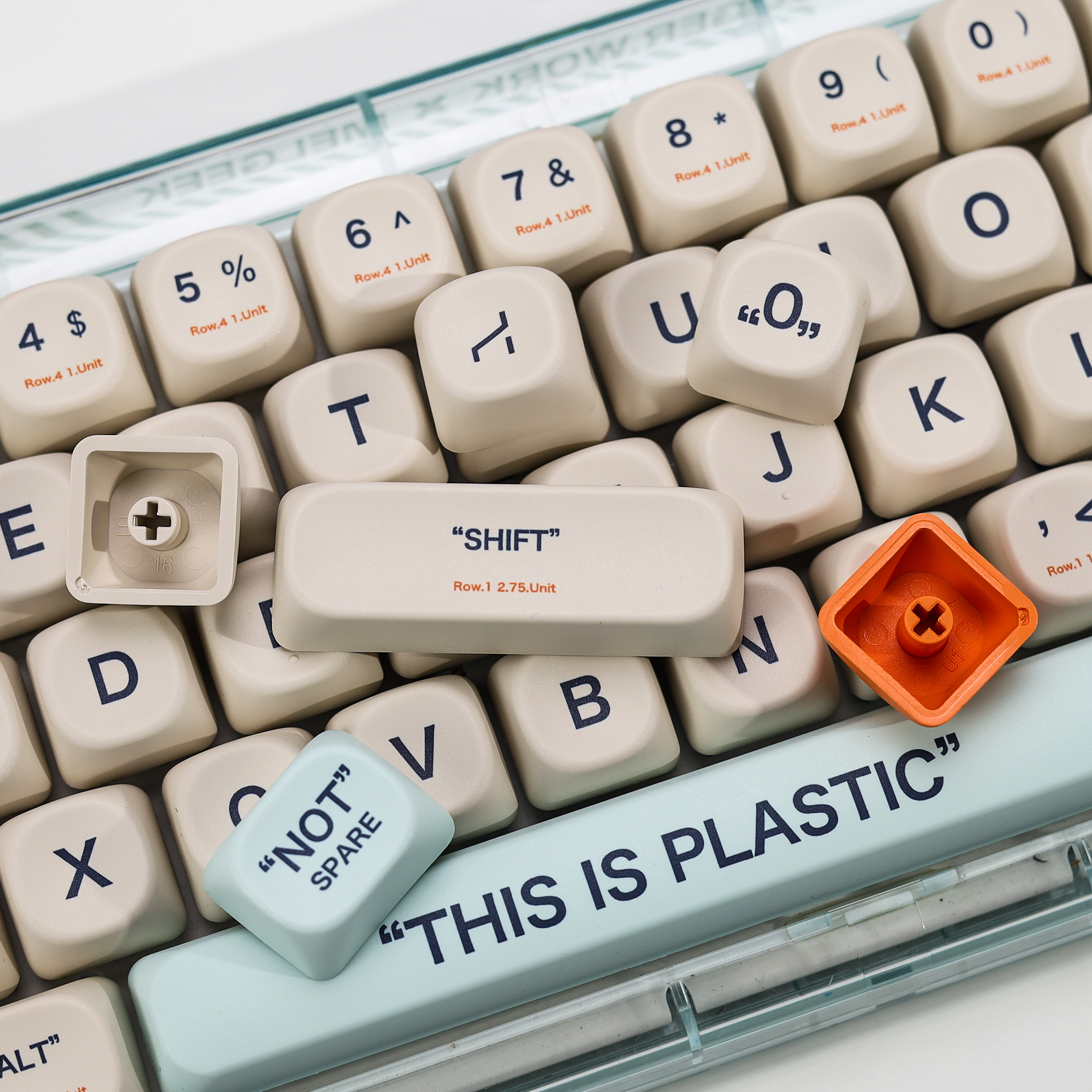KBDiy KOA Profile Retro Plasti - Gaming Keyboard No Number Pad reseña y precio