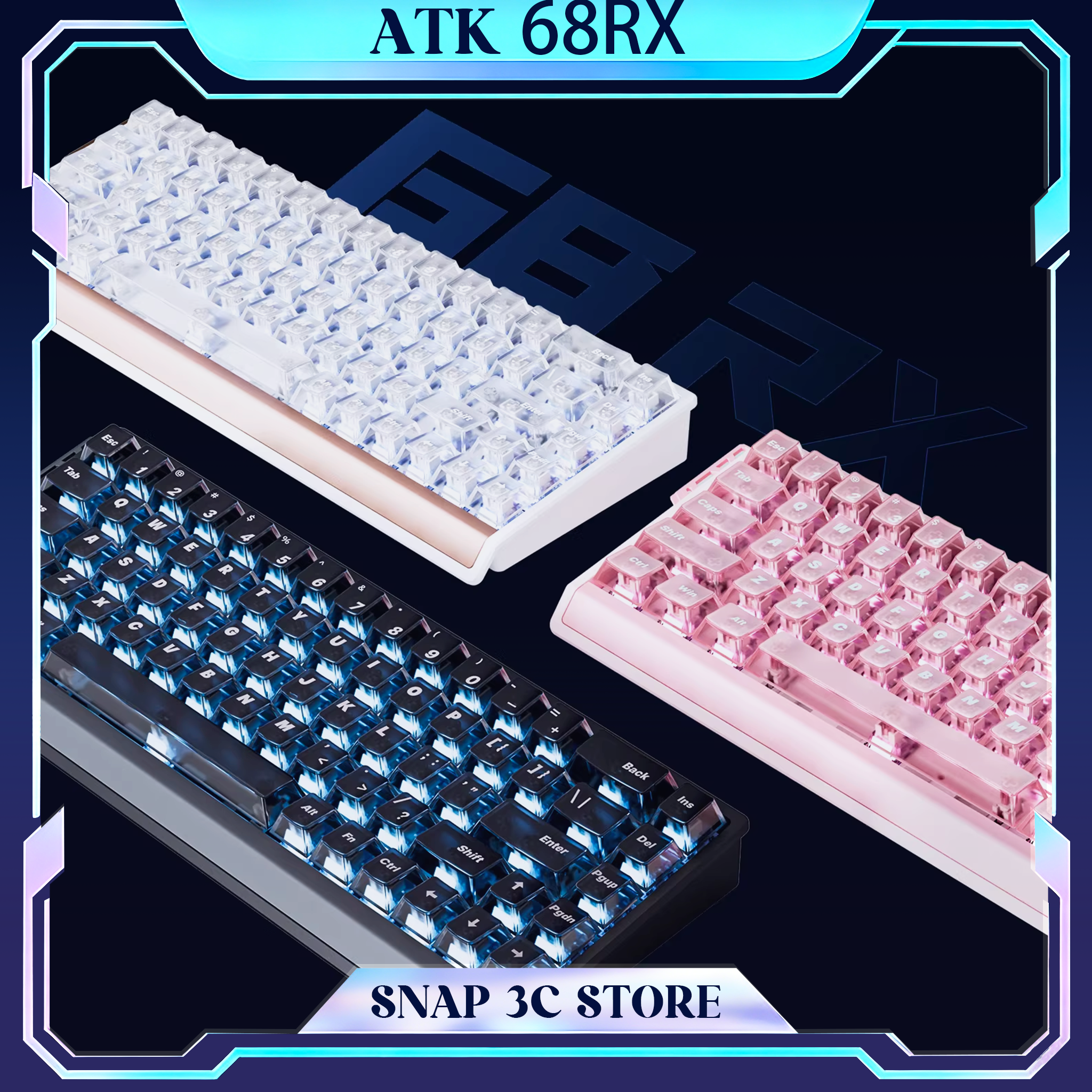 ATK 68RX Magnetic Switch Gamin - Gaming Keyboard Hall Effect Switches reseña y precio
