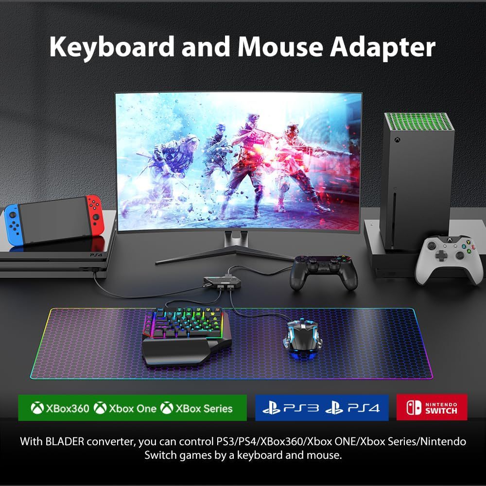Mobile Games Converter Mobilad - Gaming Keyboard And Mouse For Xbox reseña y precio
