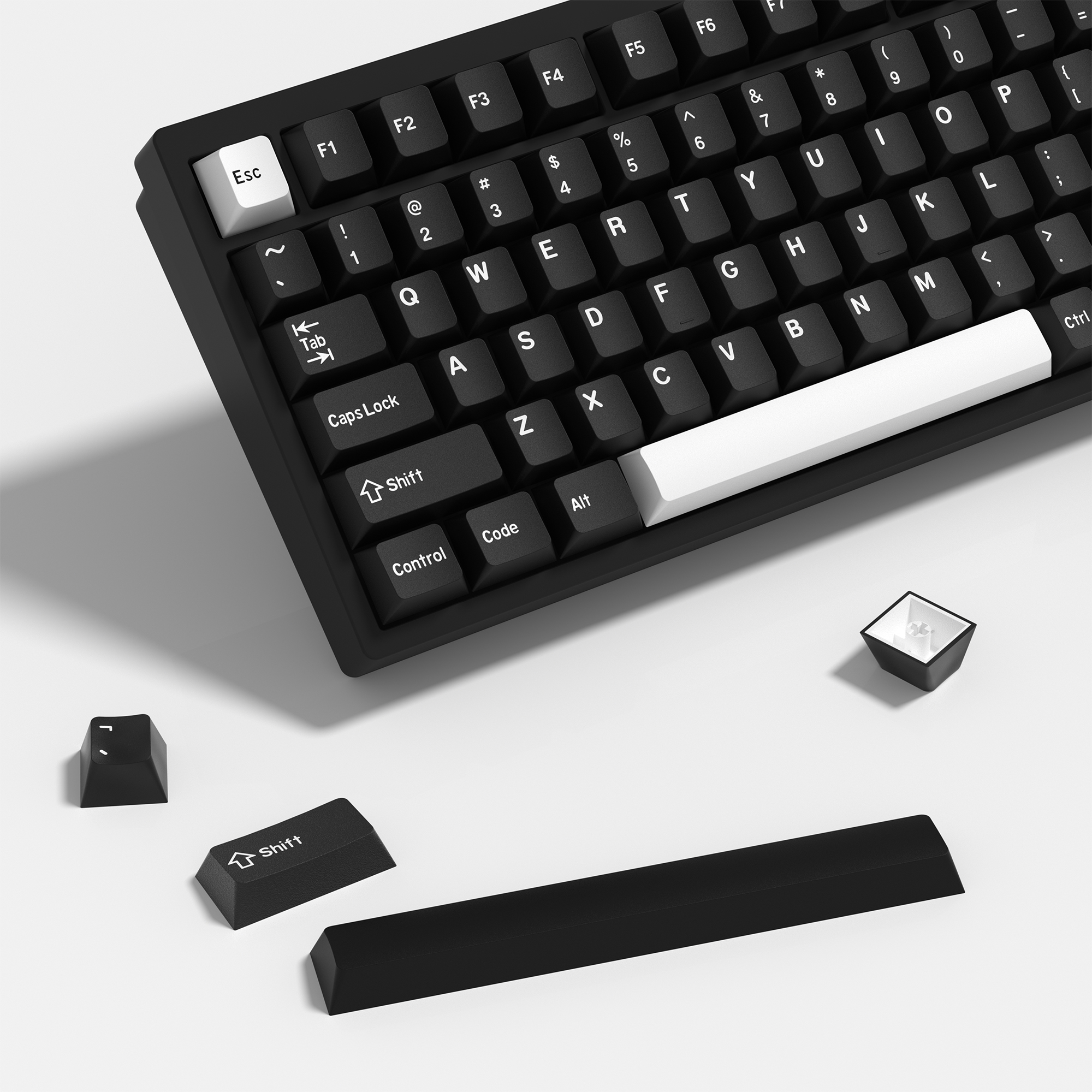 KBDiy GMK WOB Keycap Cherry Pr - Gaming Keyboard No Number Pad reseña y precio