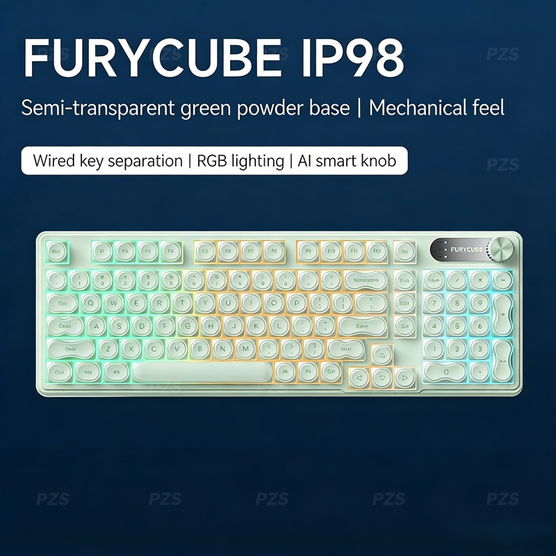 FURYCUBE IP98 Wired Gaming Mem - Gaming Keyboard Ip98 reseña y precio