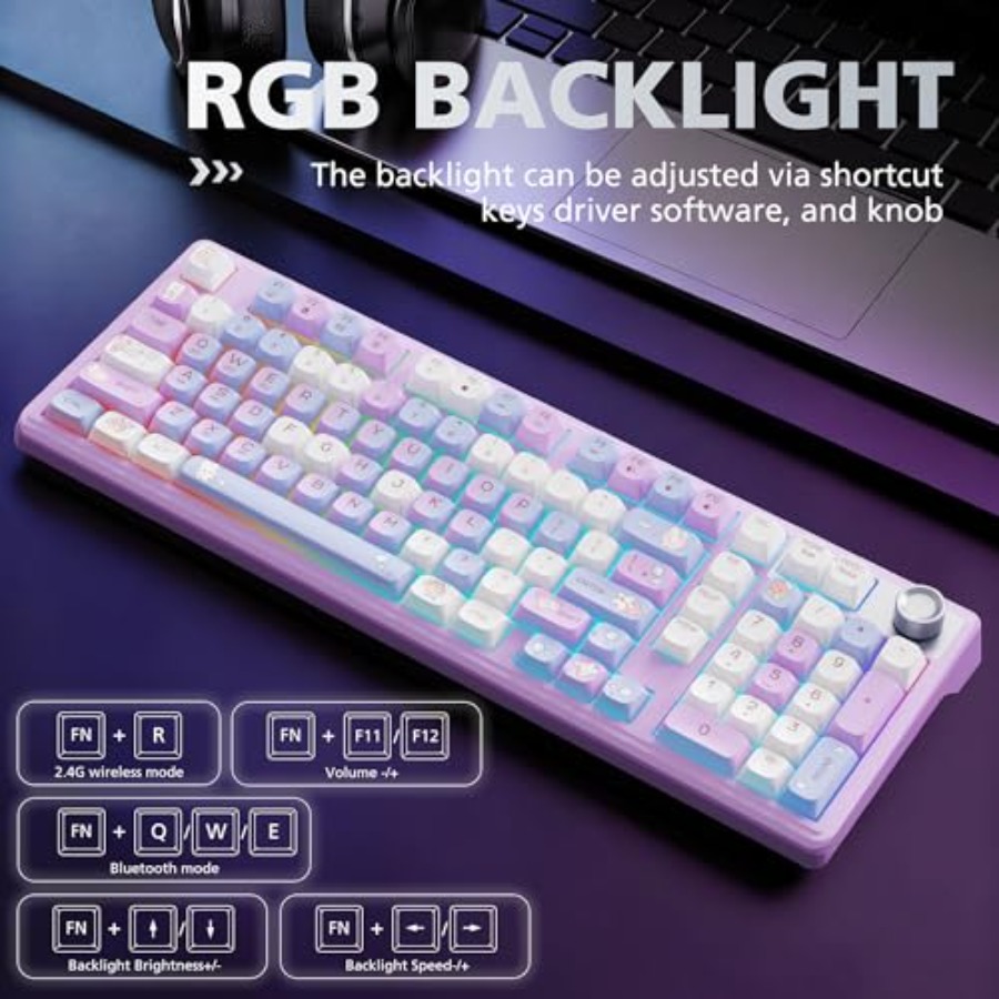 Gaming keyboard with number pa - Gaming Keyboard Thocky reseña y precio
