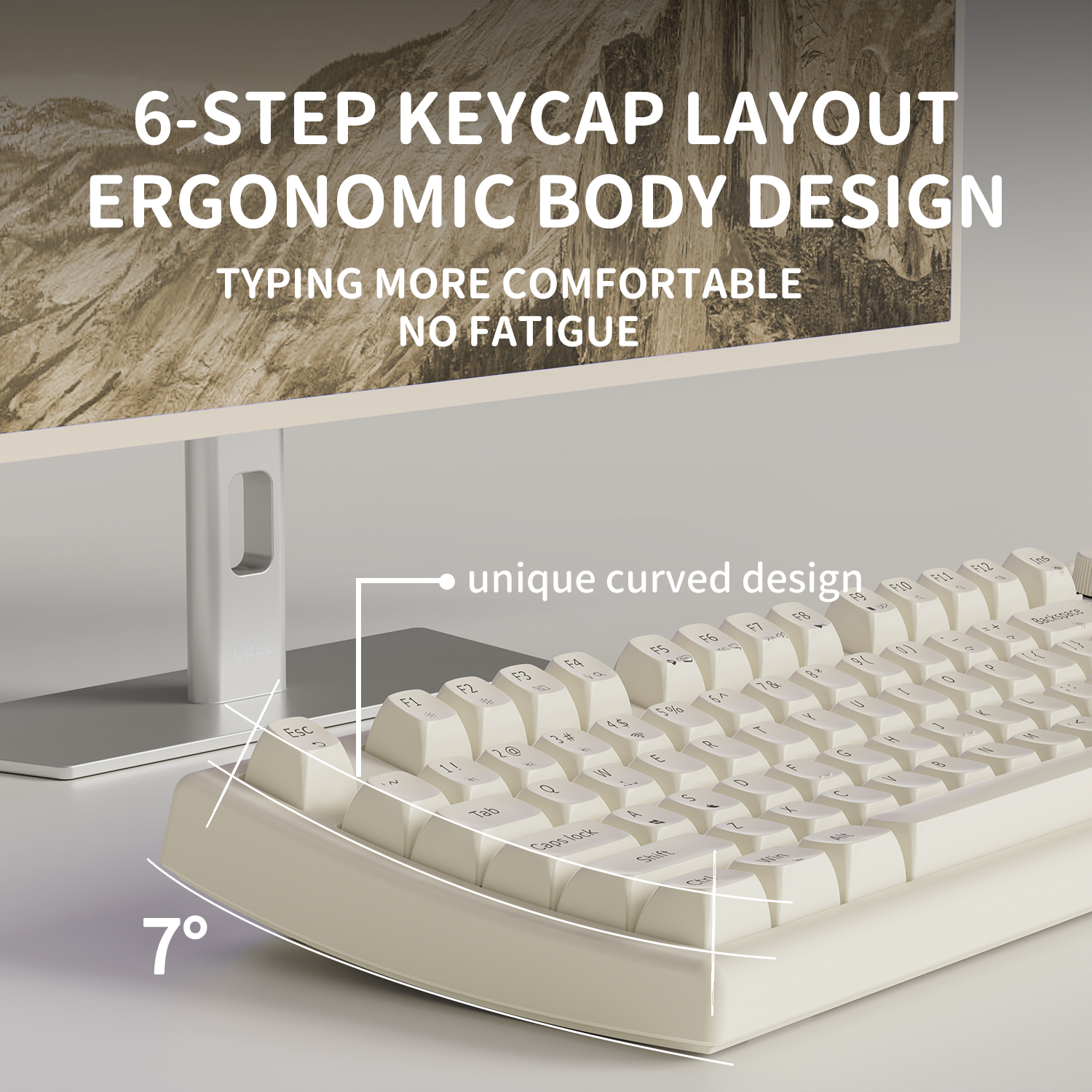 EWEADN V97 Cute Creamy Keyboar - Gaming Keyboard That Is Quiet reseña y precio