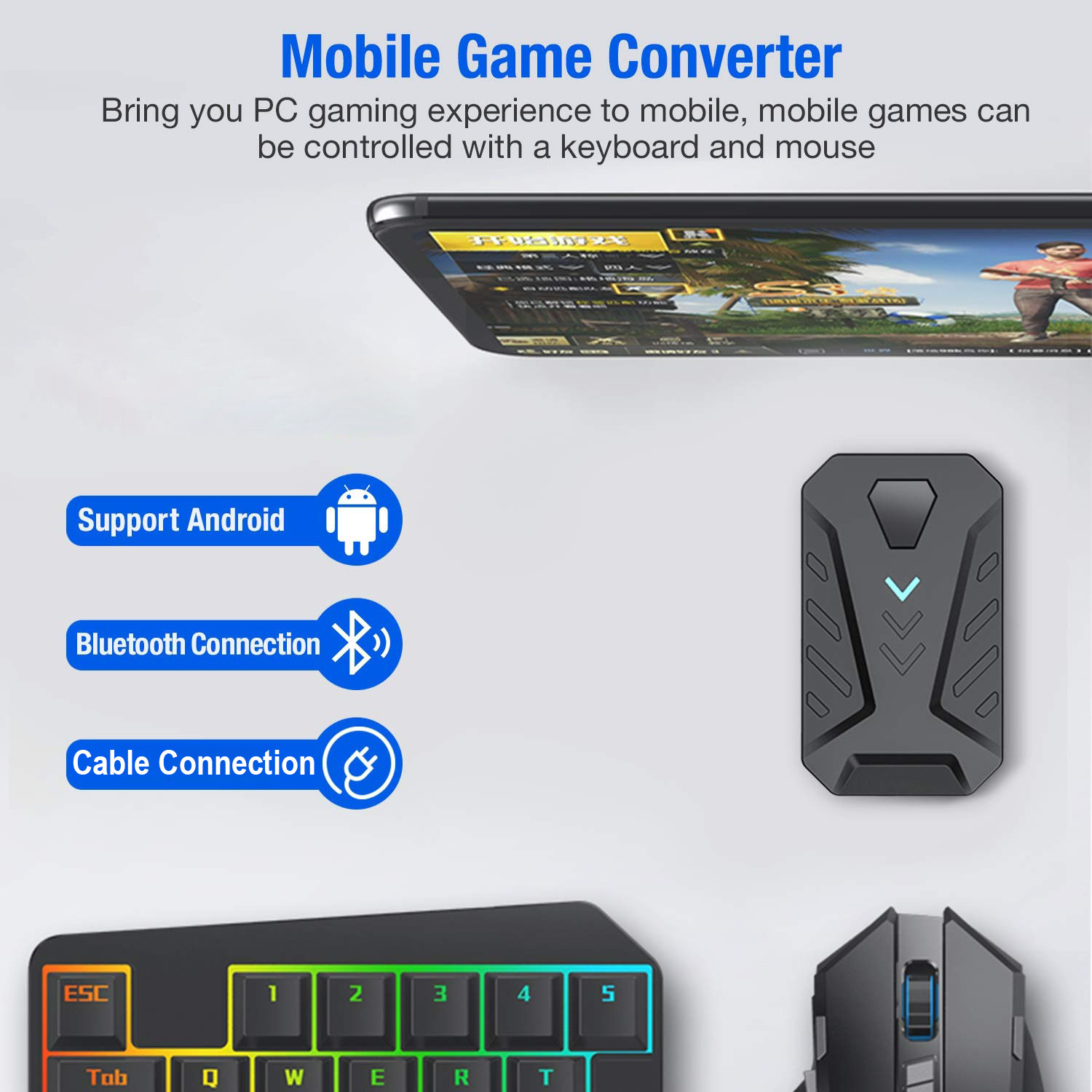 Mobile Games Converter Gaming  - Gaming Keyboard And Mouse Mobile reseña y precio