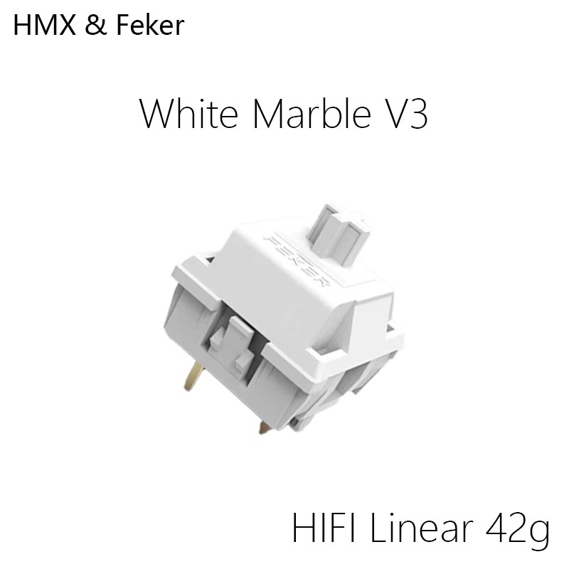 HMX Feker White Marble V3 Hot  - Gaming Keyboard Mini Mechanical reseña y precio