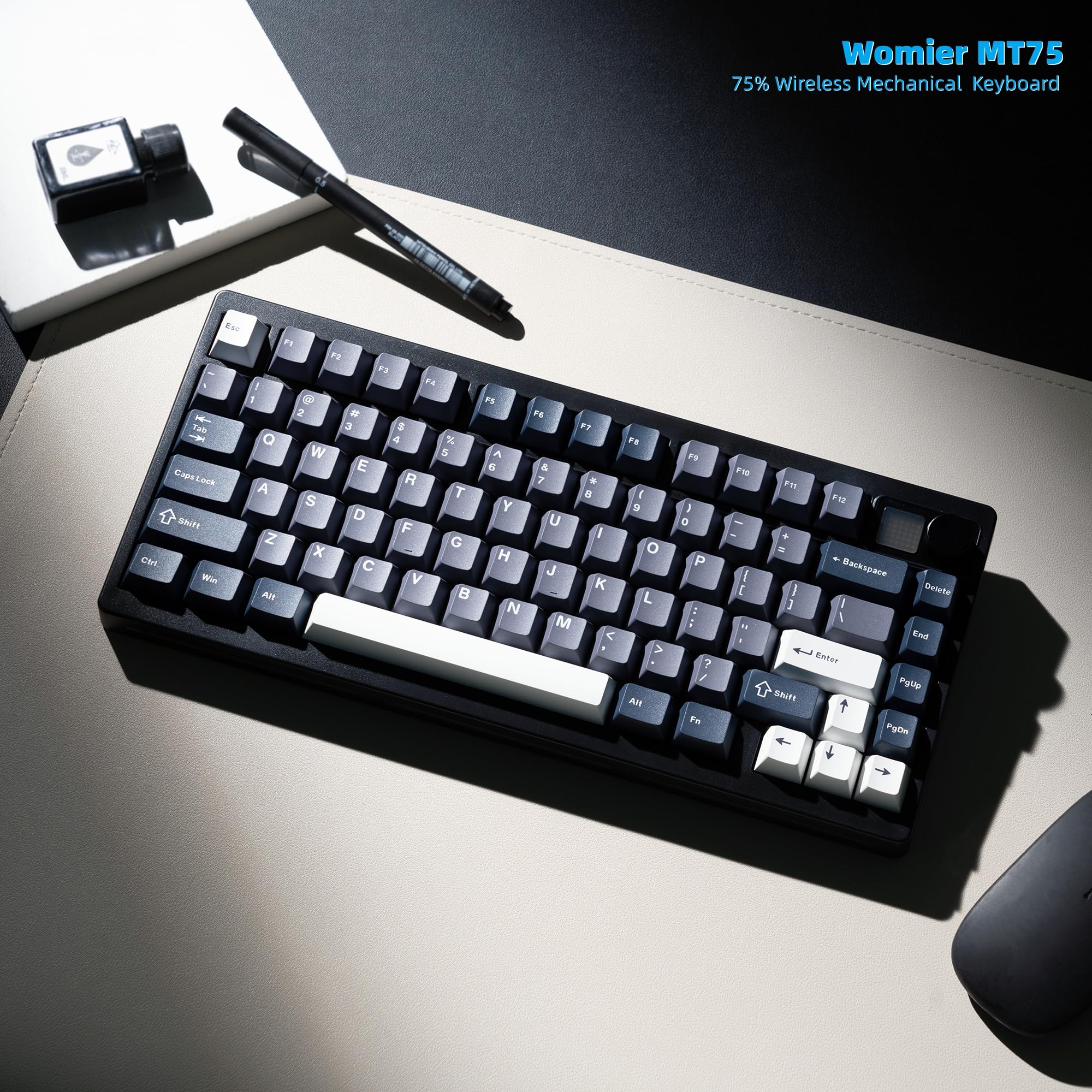 Womier MT75 Wireless Mechanica - Gaming Keyboard Thocky reseña y precio