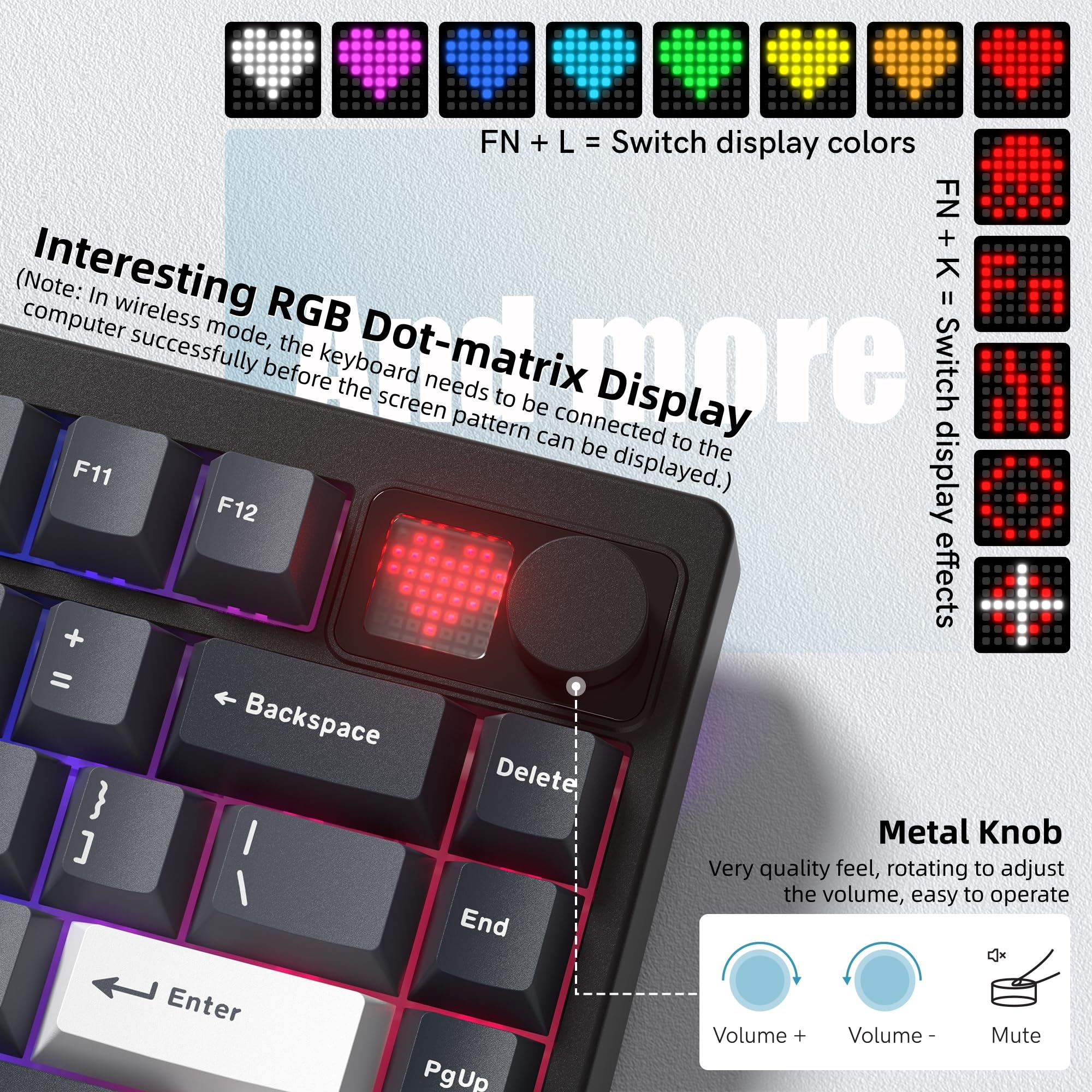 Womier MT75 Wireless Mechanica - Gaming Keyboard Thocky reseña y precio