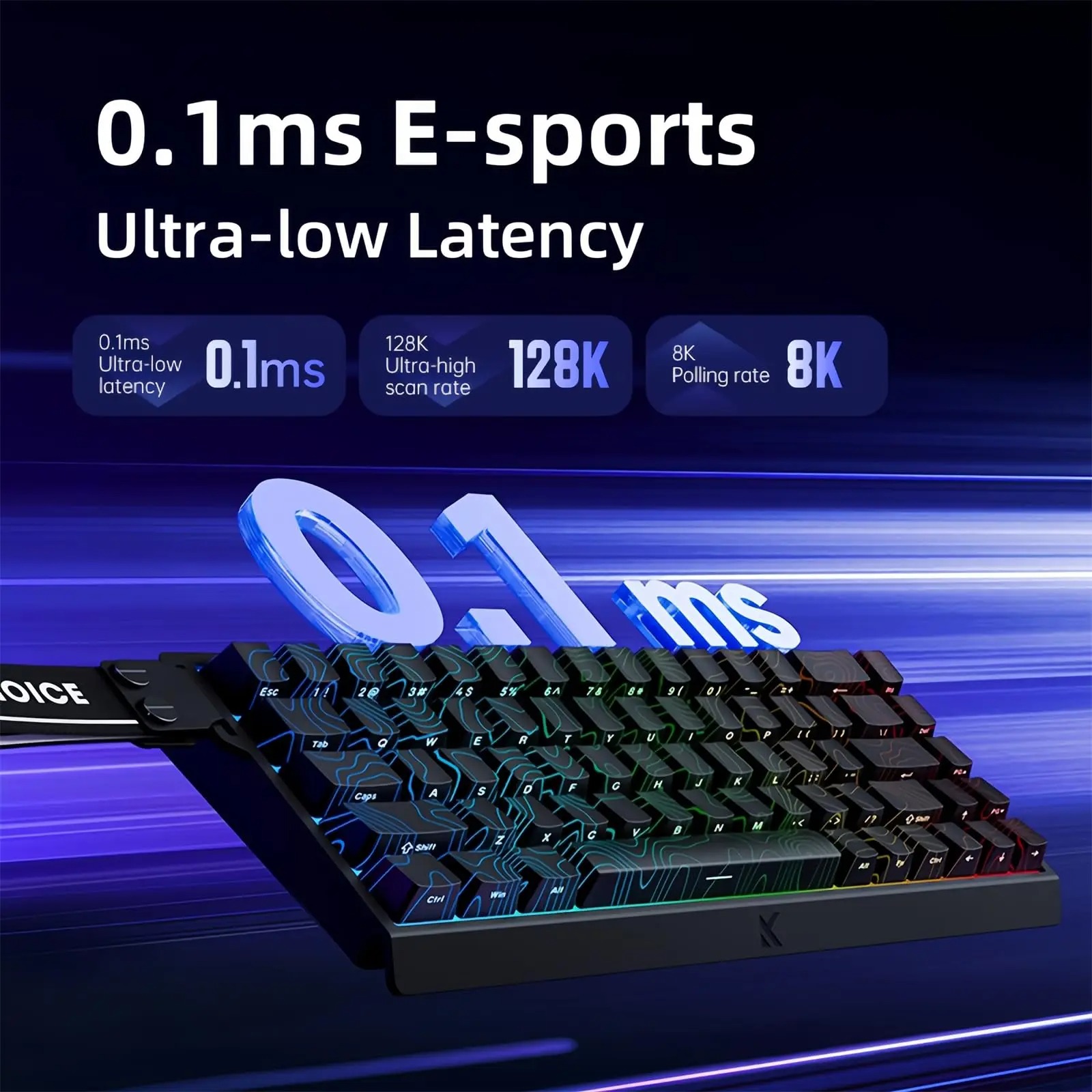 MCHOSE ACE 68 Magnetic Switch  - Gaming Keyboard Hall Effect Switches reseña y precio