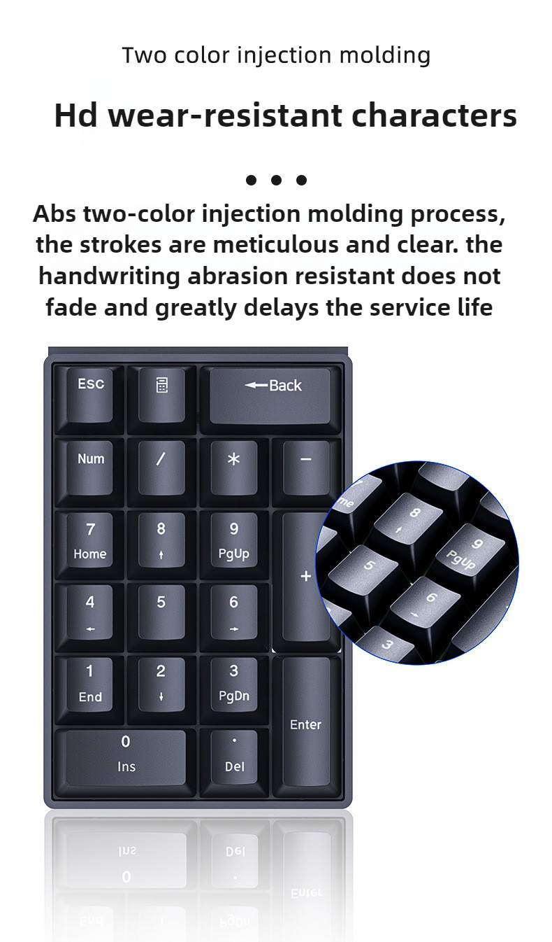 20 Keys Numeric Mechanical Wir - Gaming Keyboard No Number Pad reseña y precio