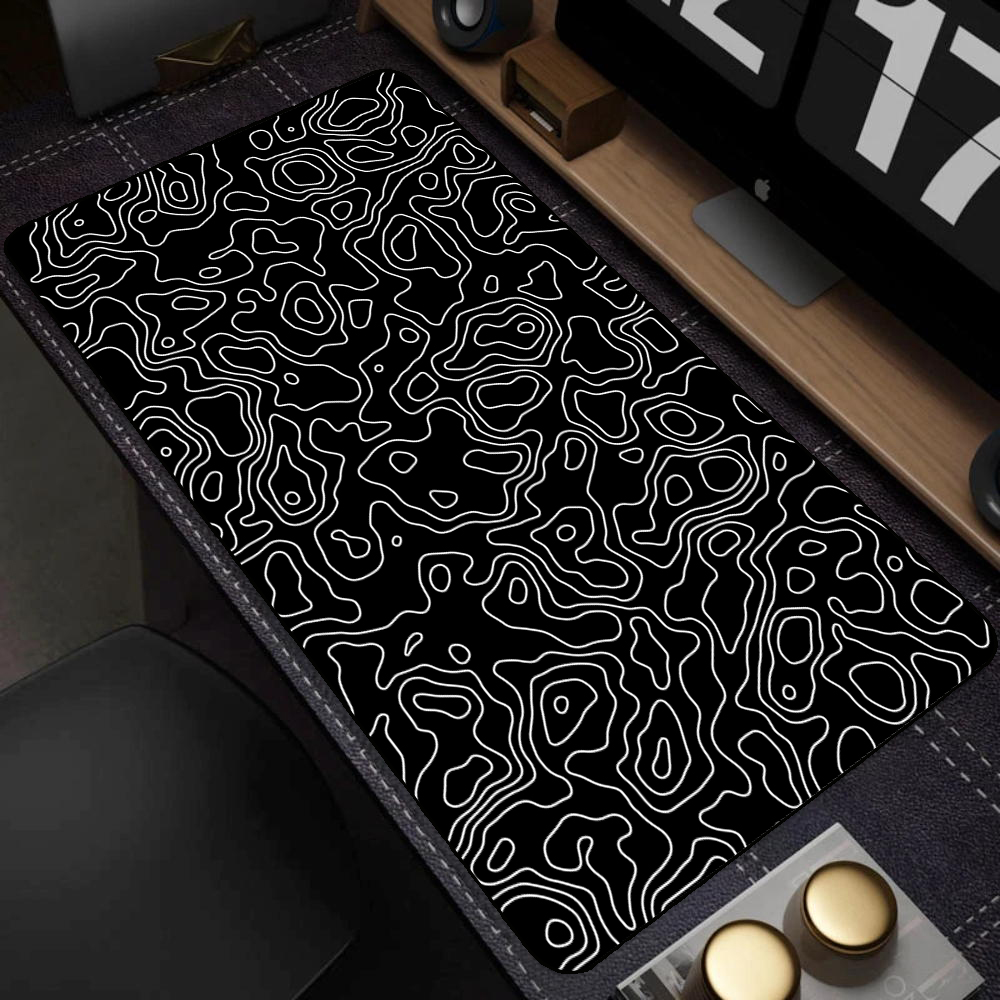 Large Black and White Art Mous - Gaming Keyboard Hand reseña y precio