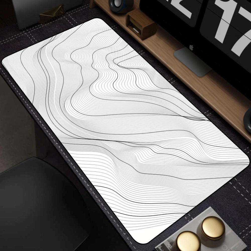 Large Black and White Art Mous - Gaming Keyboard Hand reseña y precio