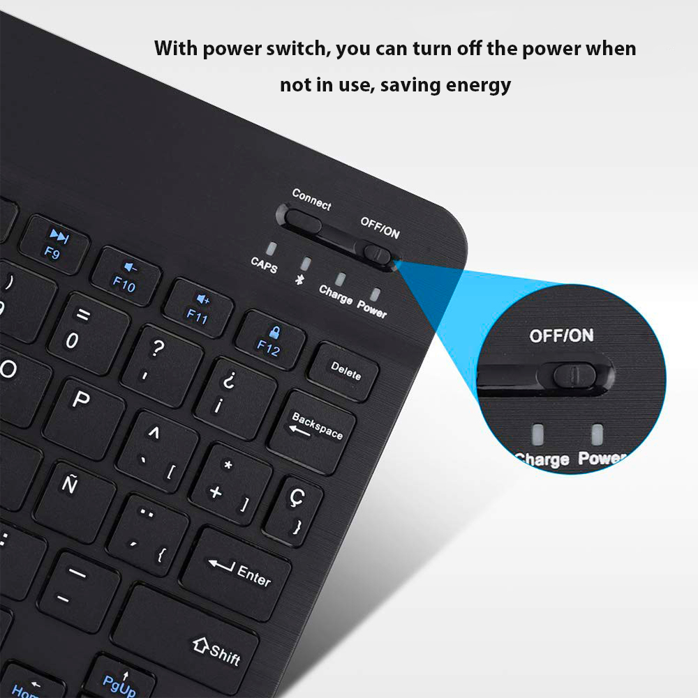 Bluetooth Wireless Keyboard Fo - Gaming Keyboard Mouse Wireless reseña y precio