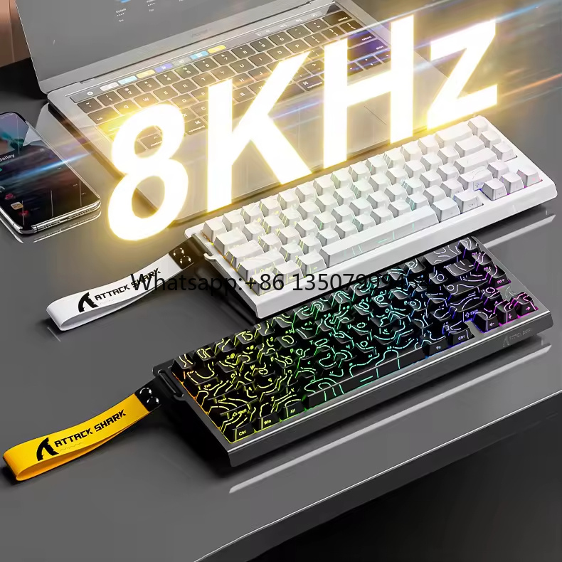 Attack Shark X68 He Wired RGB  - Gaming Keyboard He reseña y precio