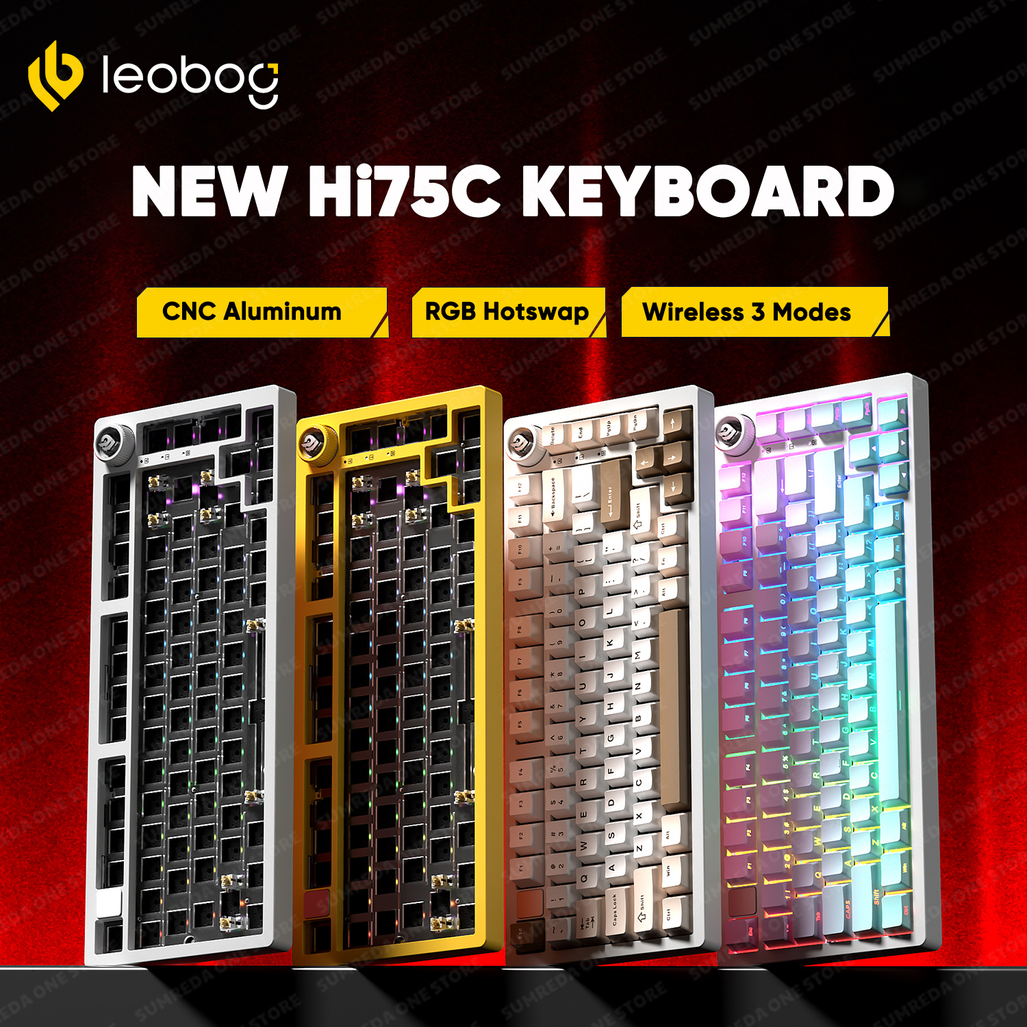 Leobog Hi75C Hi75 Hi75C Pro Al - Gaming Keyboard Mini Mechanical reseña y precio