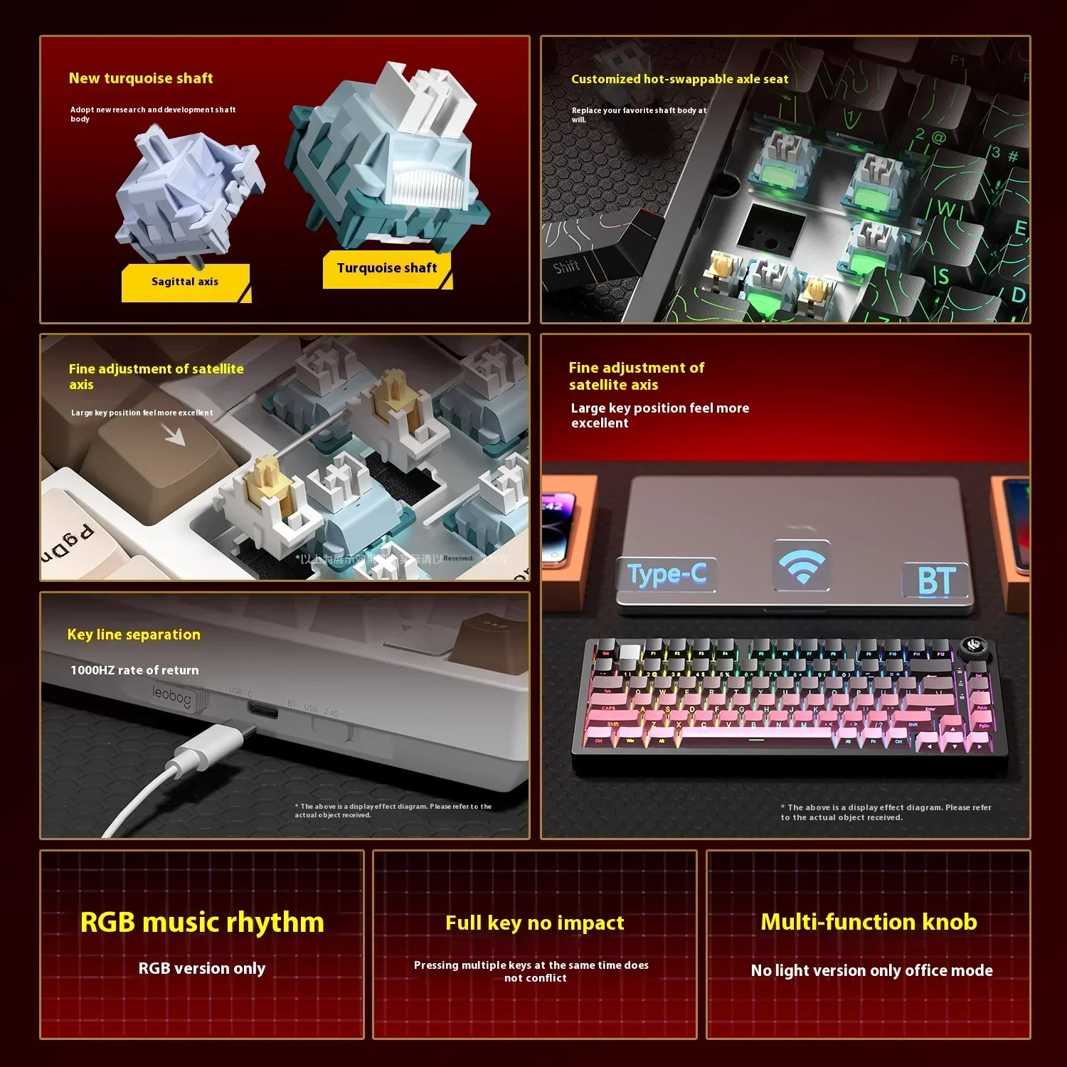 Leobog Hi75C Hi75 Hi75C Pro Al - Gaming Keyboard Mini Mechanical reseña y precio