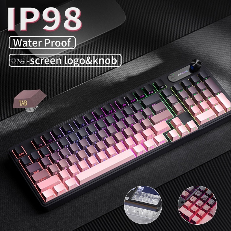 RGB IP98 teclado low profille  - Gaming Keyboard Ip98 reseña y precio