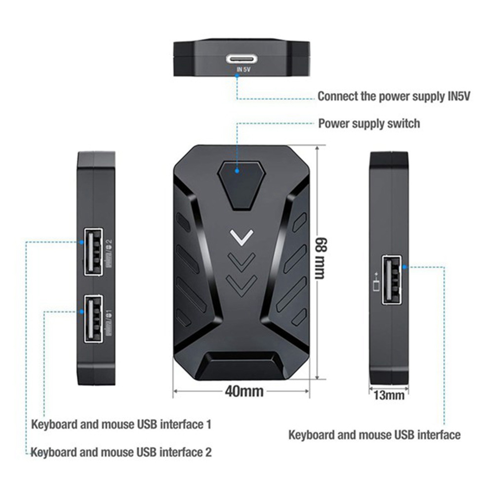 -A94Z Portable Mobile Gaming K - Gaming Keyboard And Mouse Mobile reseña y precio